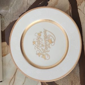 Mikasa Happy Anniversary Gold Anniversary Plate